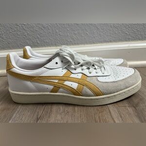 Onitsuka Tiger by Asics White and Yellow Sneakers